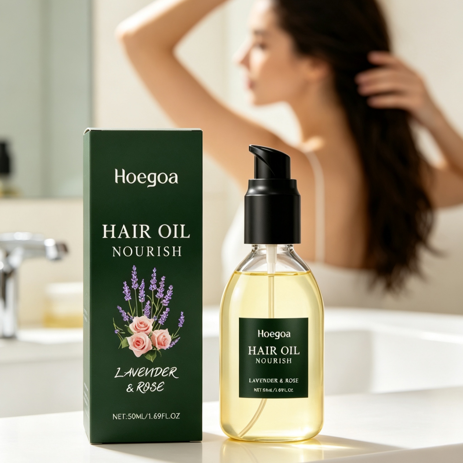 Hair Care Natural Ingredients - ﻿ Huile capillaire Hoegoa à la