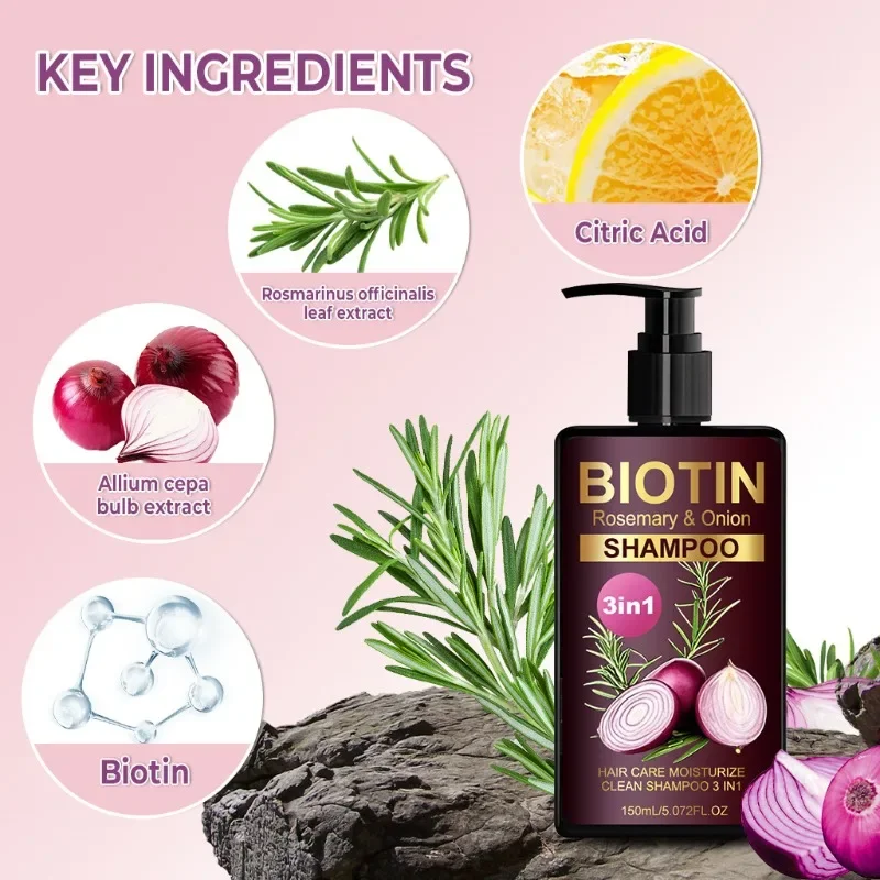 Shampoing BIOTIN au romarin et - Hair Care Natural Ingredients avis et prix