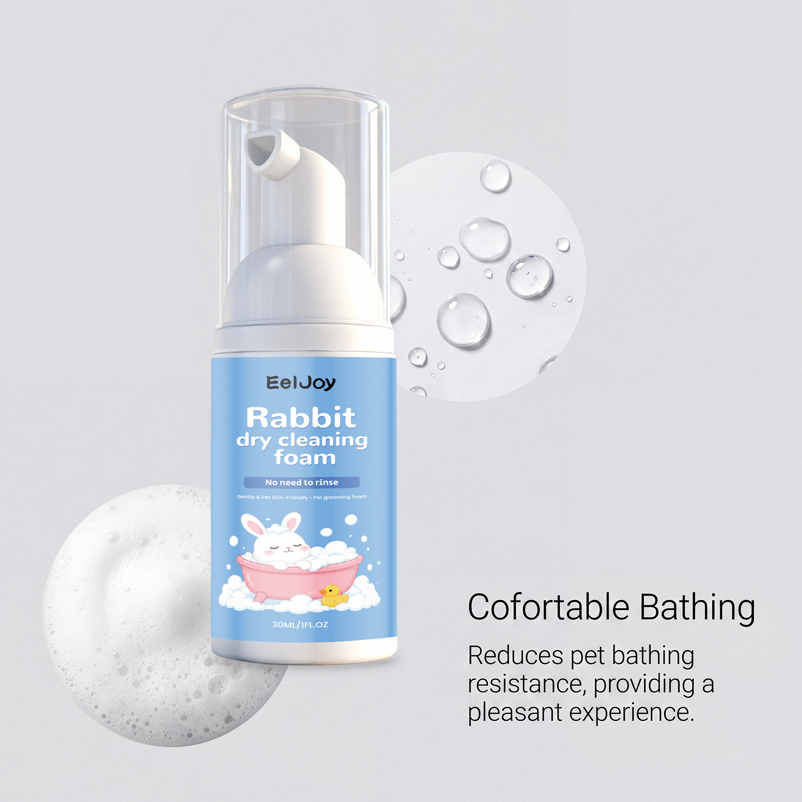 Mousse nettoyante hydratante e - Hair Care Natural Ingredients avis et prix